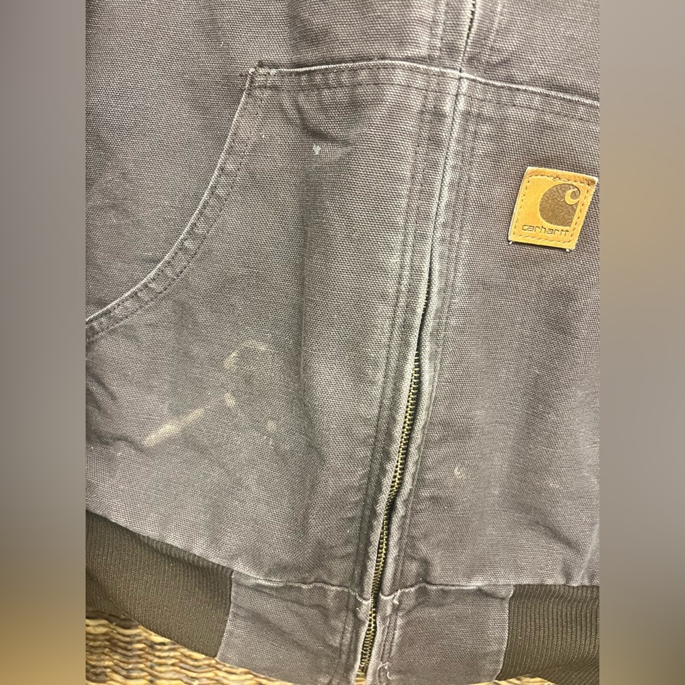 Carhartt - Vintage, Medium Regular Brown Full Zip - Picture 3 of 13